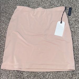 Mini  beige pencil skirt